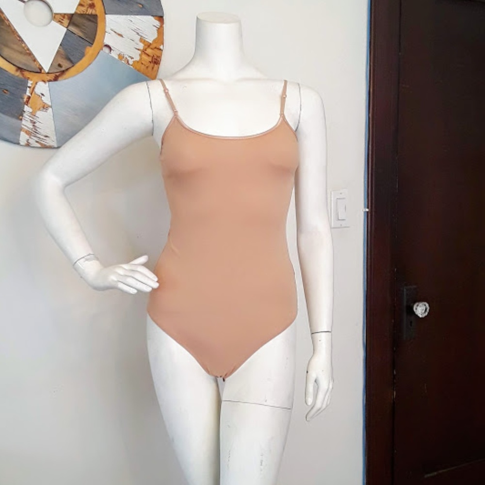 Zenana adjustable straps Nude Bodysuit - Picture 1 of 7